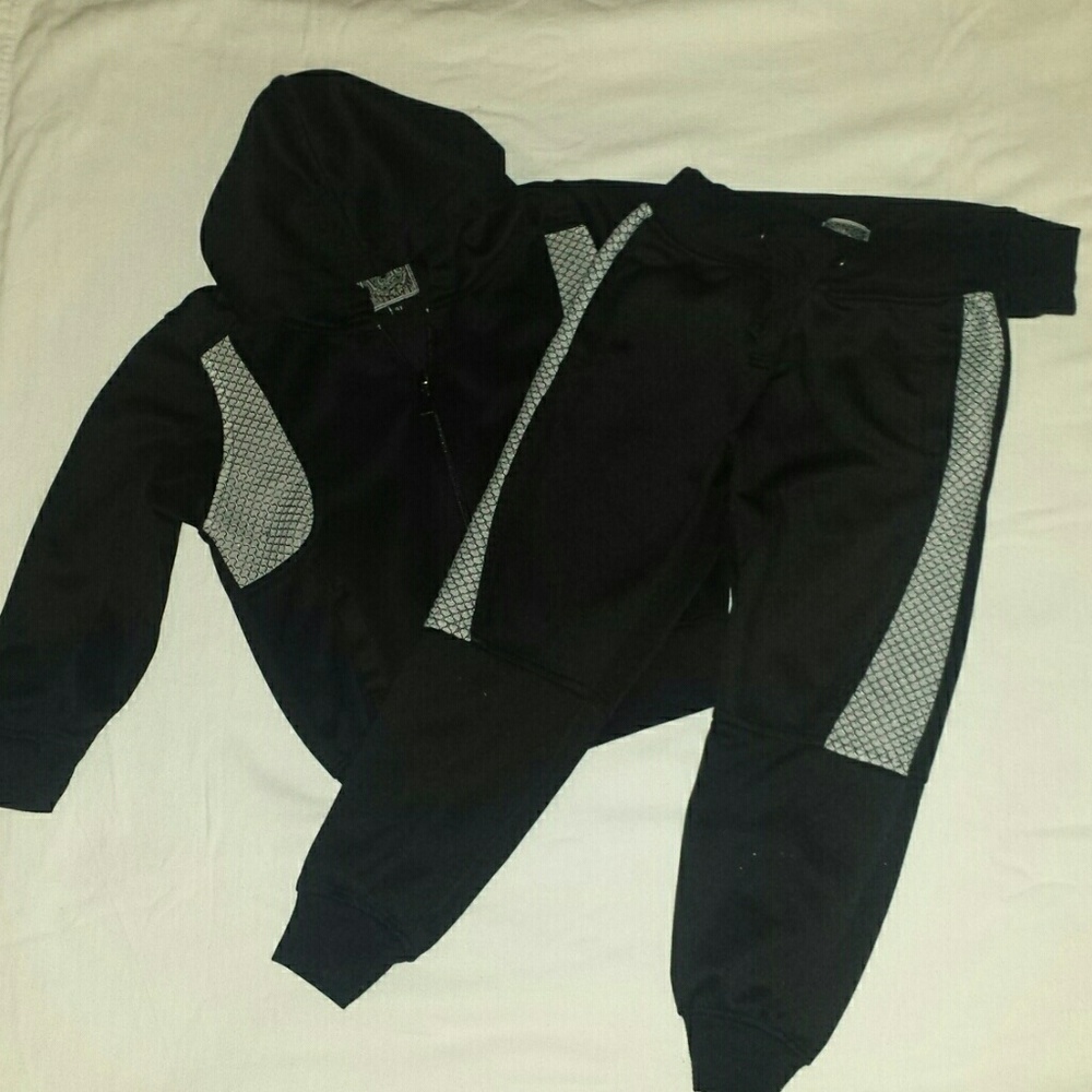 Nice! Boys sweat suit.